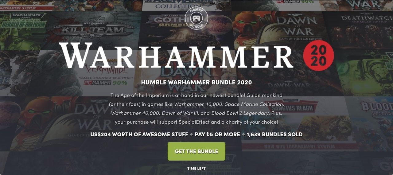 Warhammer oyunları Humble Bundle indirimlerinde