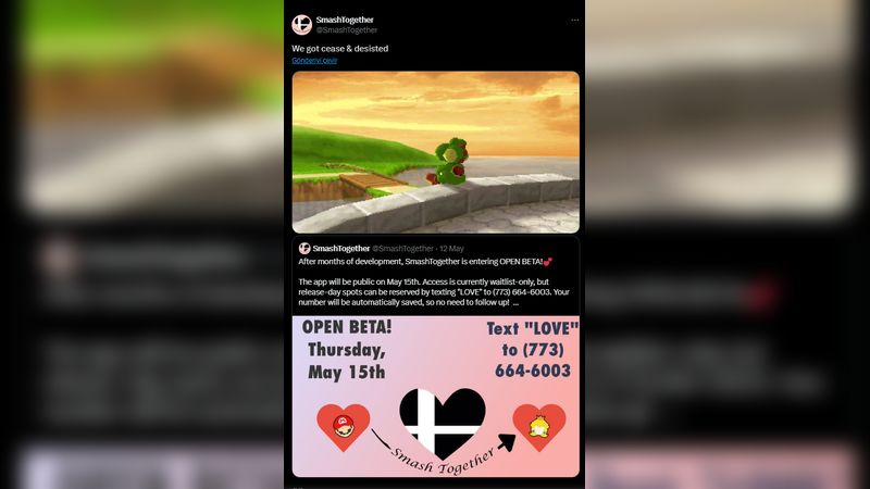 Super Smash Bros Temalı Flört Uygulamasına Dur Denildi