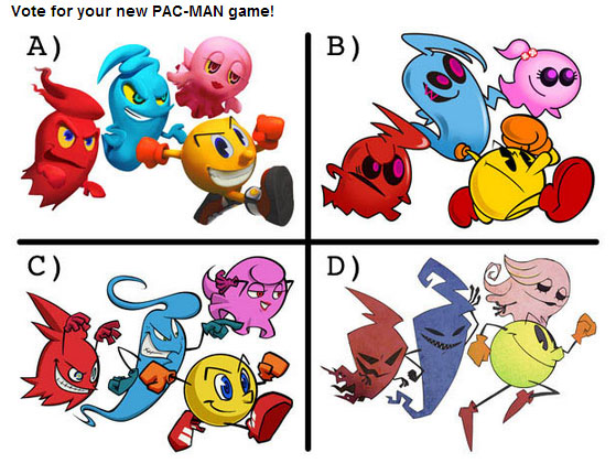 Yeni Pac-Man'e siz karar verin