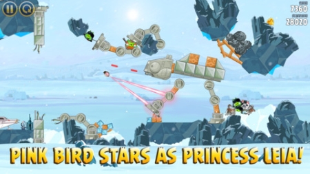 Angry Birds’ün Hoth çıkartması