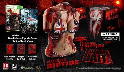 Dead Island: Riptide'dan oyunculara "bikinili kadın heykeli"