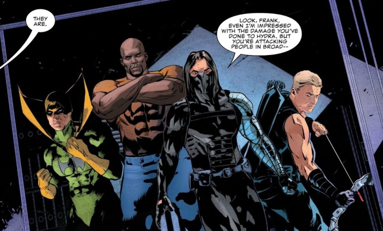 Hawkeye, Winter Soldier, Luke Cage ve Iron Fist, Nick Fury'nin emri altında