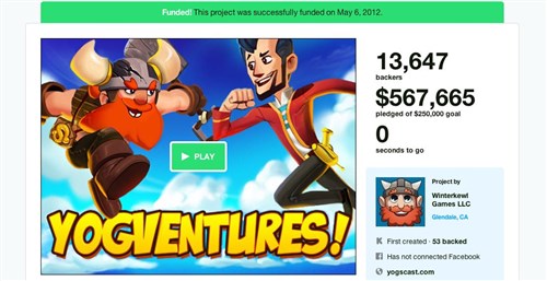 Kickstarter her projeyi başarıya taşıyamıyor