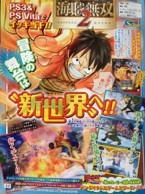 One Piece: Pirate Warriors 2 için son detaylar açıklandı