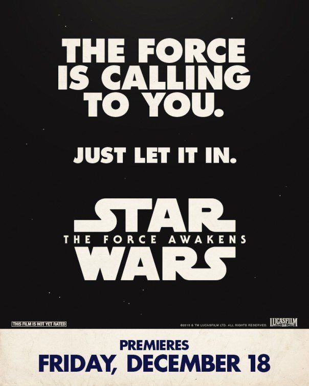 Star Wars: The Force Awakens'dan retro posterler