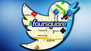 Foursquare ve Twitter güçlerini birleştiriyor