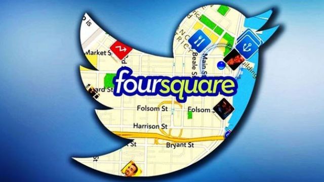 Foursquare ve Twitter güçlerini birleştiriyor