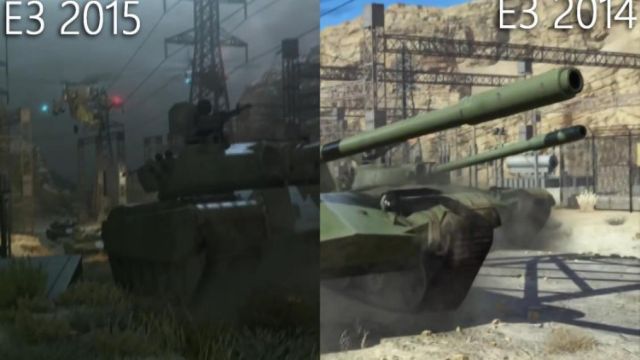 Metal Gear Solid V: The Phantom Pain E3 2013 ve 2015 Karşılaştırması