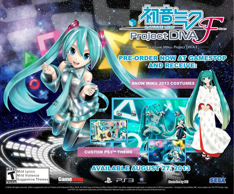 Hatsune Miku Project Diva F çıkış tarihini aldı