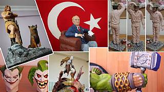 Türk ustadan muhteşem figürler