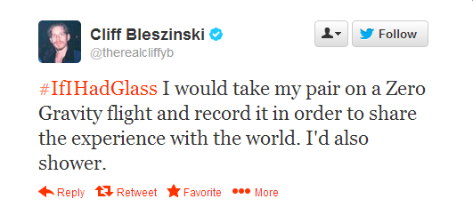 Cliff Bleszinski, Google Glass kadrosuna seçildi