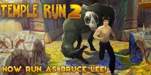 Bruce Lee, Temple Run 2'ye konuk oldu