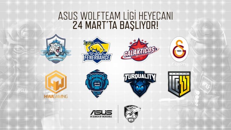 ASUS Wolfteam Ligi adıyla 24-25 Mart 2018 tarihlerinde başlıyor