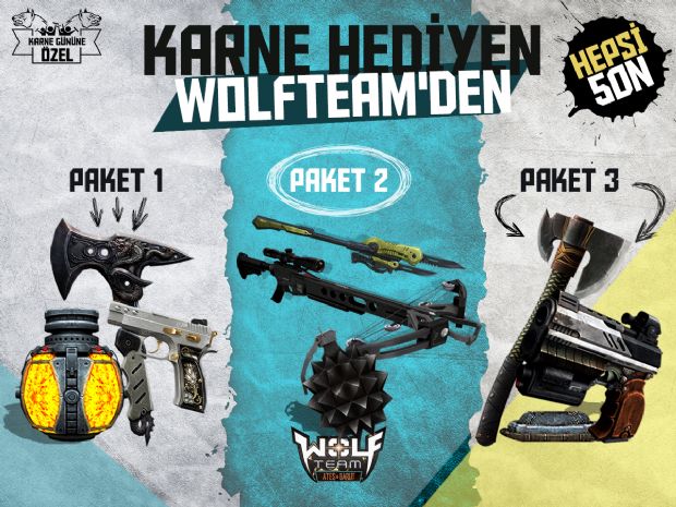 Wolfteam'den karne hediyenizi aldınız mı?