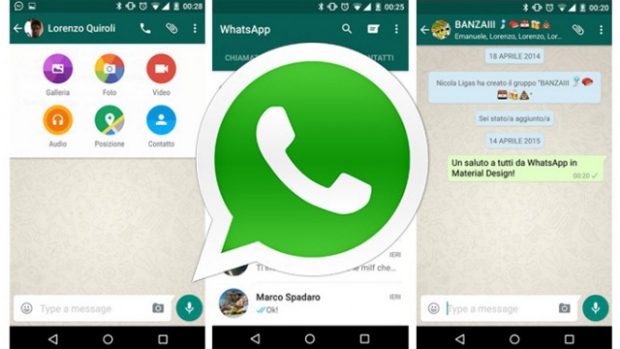 WhatsApp, Materyal Tasarım'a geçti
