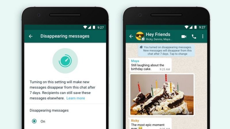 WhatsApp Kaybolan Mesajlar Özelliği Geliyor