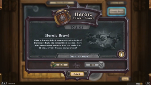 Hearthstone'a Heroic Brawl modu geldi