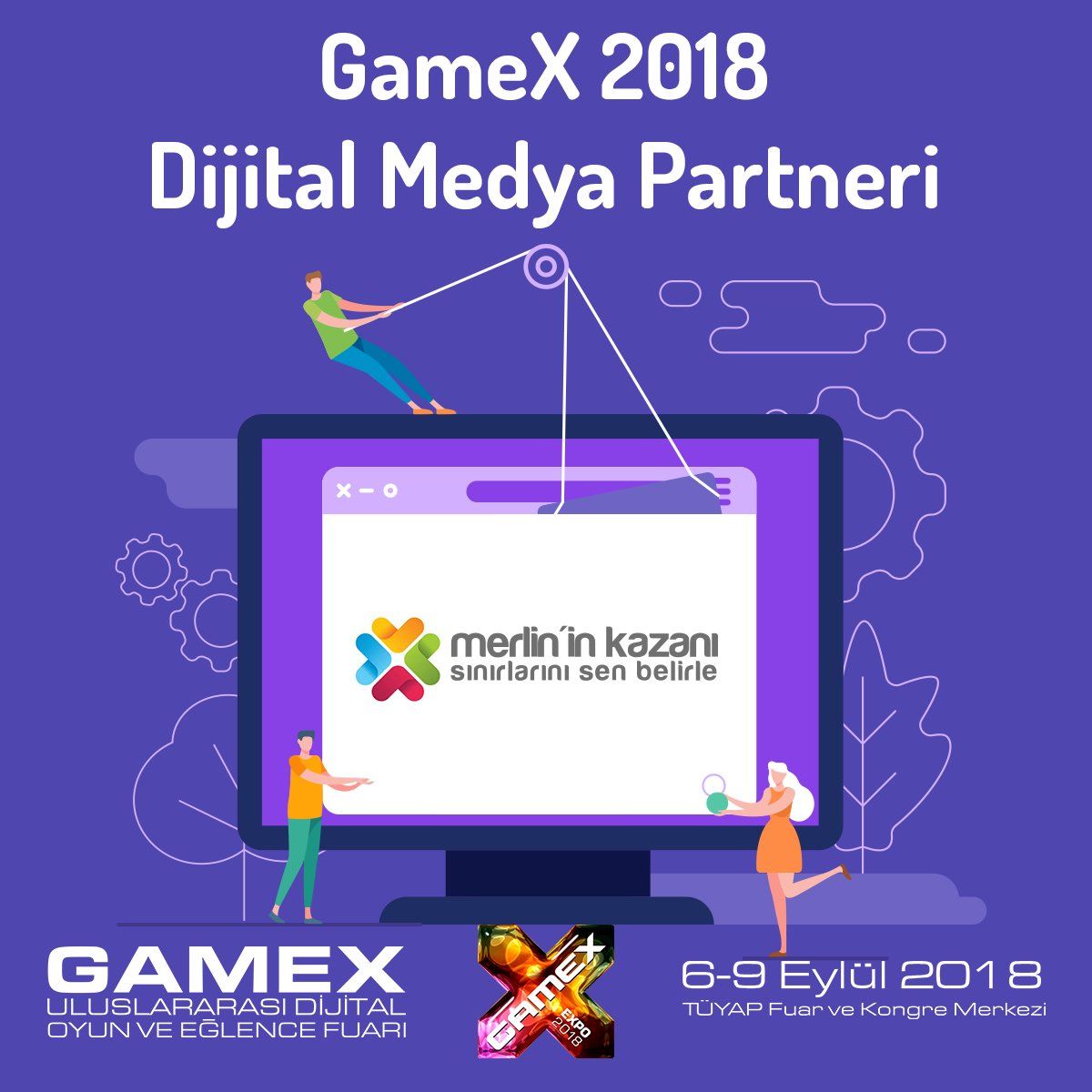 Gamex 2018 oyun fuarının dijital medya partneri olduk