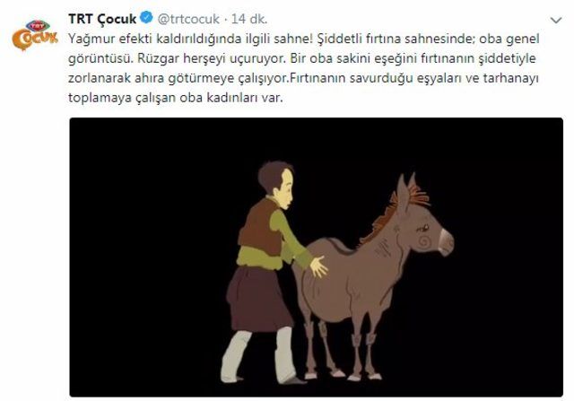 TRT Çocuk yetkililerinden Eşeğe Tecavüz iddialarına yanıt geldi