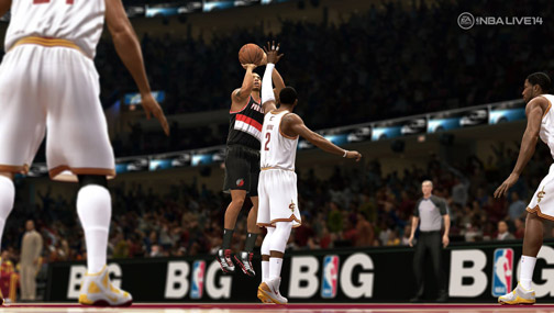 NBA Live 14 iki konsolda da aynı