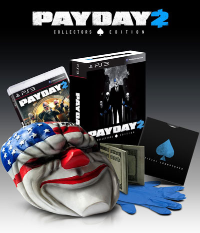 PayDay 2'nin Collector's Edition'ı dolu dolu geliyor