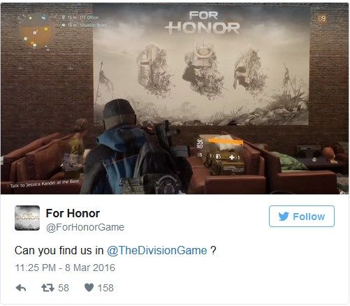 The Division'da For Honor izleri