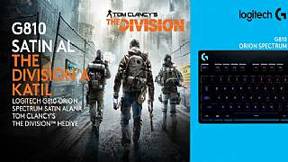 Logitech G810 Orion Spectrum alana Division hediye