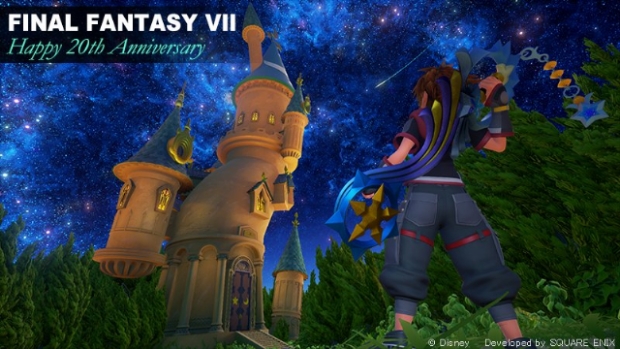 Kingdom Hearts 3 için FF7'nin 20.yılına özel görsel yayınlandı
