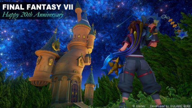 Kingdom Hearts 3 için FF7'nin 20.yılına özel görsel yayınlandı