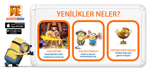 Çılgın Hırsız: Minion Rush güncellendi 