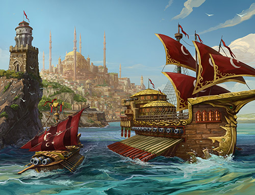 Seafight sularında Osmanlı rüzgarı