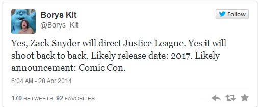 Justice League filmi geliyor!