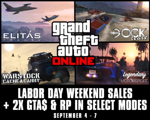 Grand Theft Auto Online için işçi bayramı etkinliği başladı