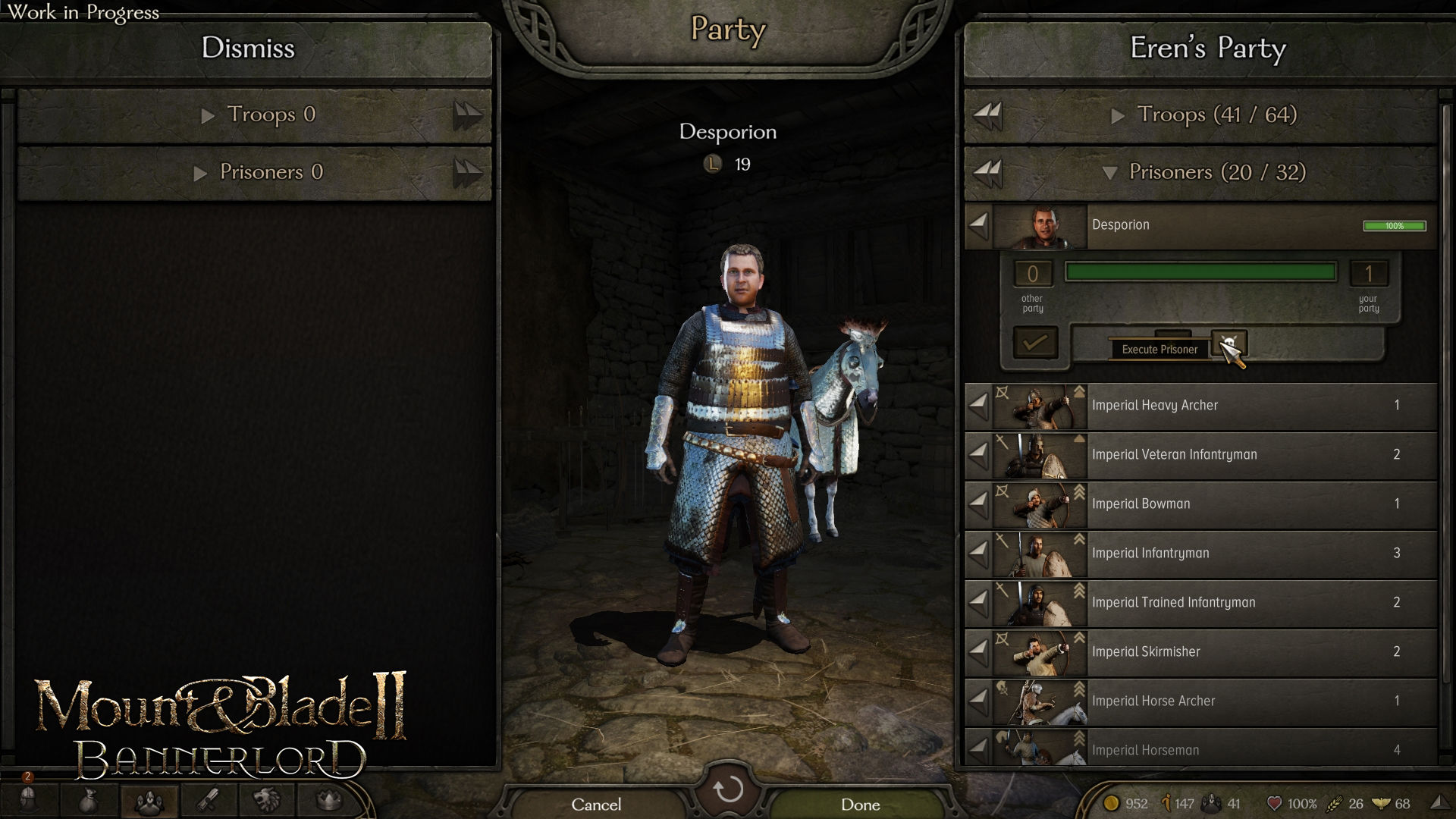 Mount & Blade II: Bannerlord'un infaz mekaniği nasıl çalışıyor