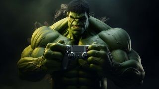 Hulk Tasarımlı PS5