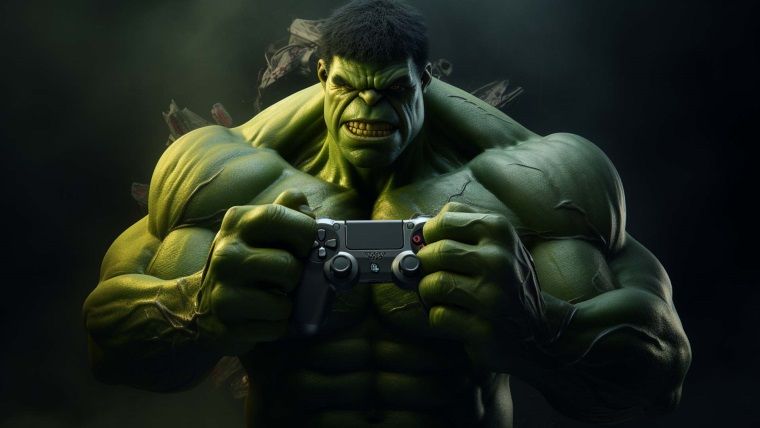 Hulk Tasarımlı PS5