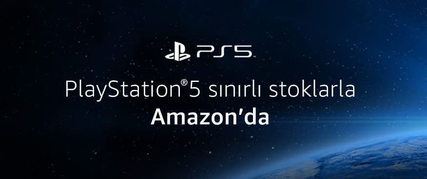 Playstation 5 bugün amazon.com.tr'de satışa çıkıyor