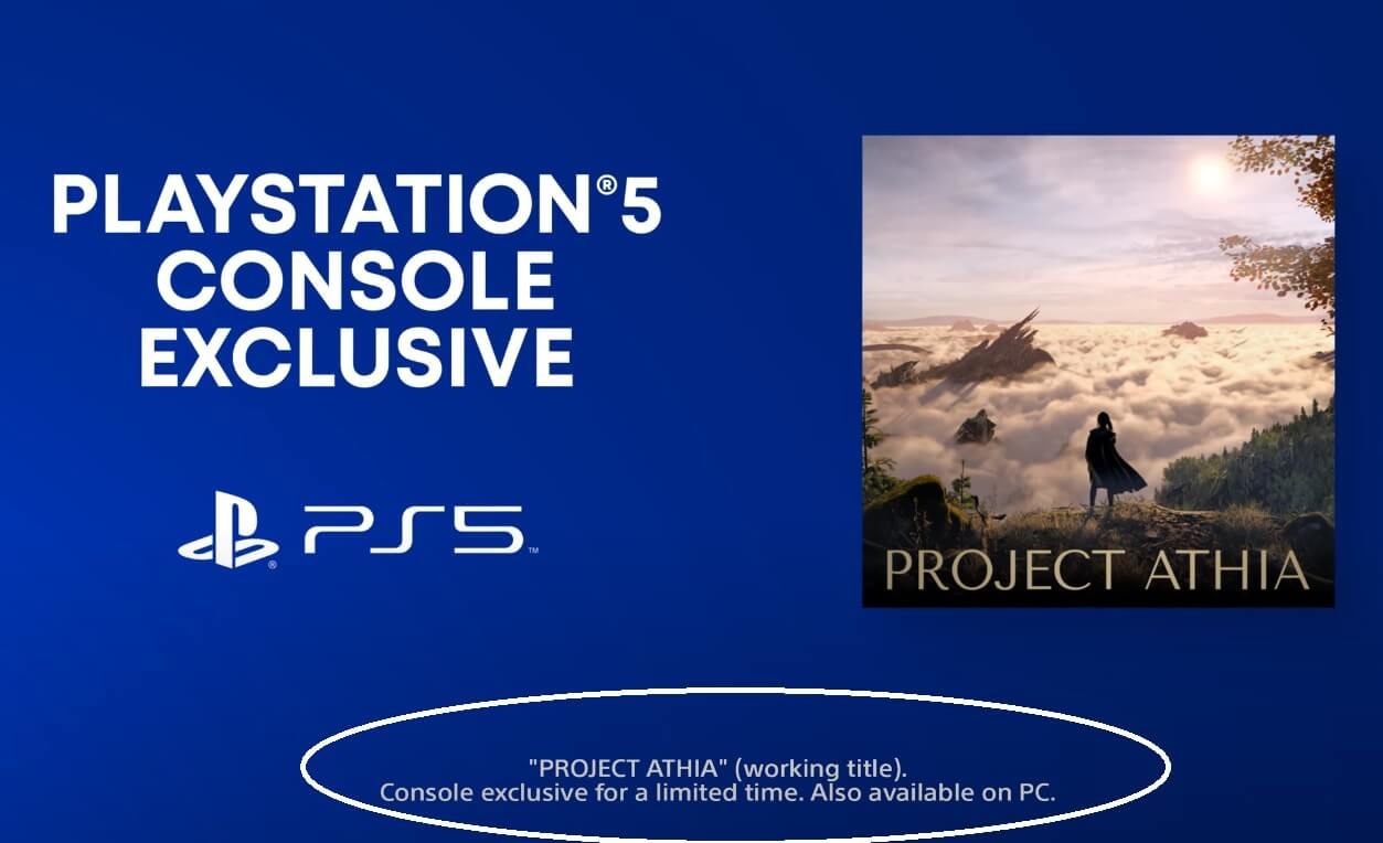 Project Athia, PlayStation 5 için duyuruldu