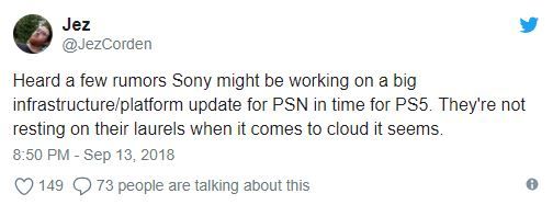 PlayStation 5'te PSN'e büyük bir altyapı güncellemesi gelebilir