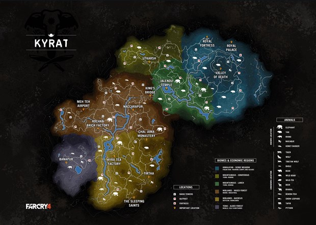 Far Cry 4'ün haritası sızdırıldı!