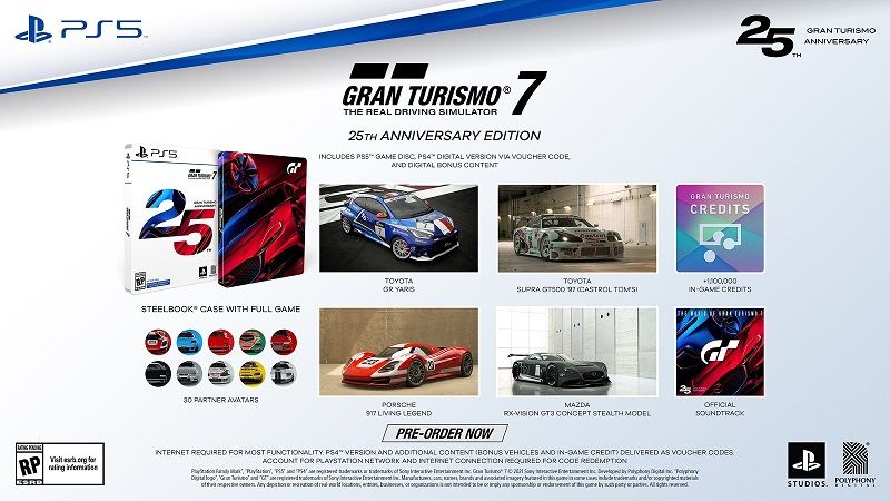 Gran Turismo 7 ön sipariş fiyatı ve bonusları belli oldu