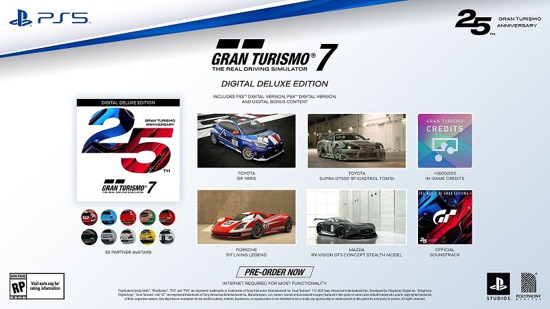 Gran Turismo 7 ön sipariş fiyatı ve bonusları belli oldu