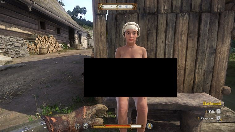 Kingdom Come'ın en popüler modu tabi ki çıplaklık üstüne