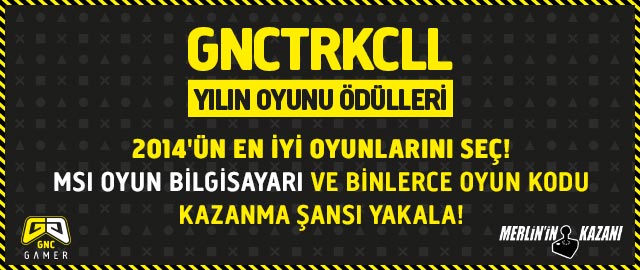 2014'ün en iyi oyunlarını belirleyeceğiniz ödüllü anketimiz başladı!