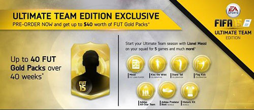 EA Sports FIFA 15'in Ultimate Edition fiyatını açıkladı