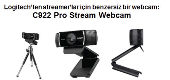 Logitech'ten tam yayıncılara göre bir webcam