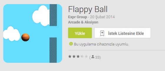 Flappy Bird çılgınlığı Flappy Ball ile devam ediyor!