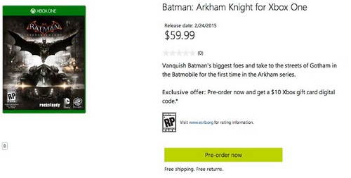 Batman: Arkham Knight'ın çıkış tarihi görüldü!