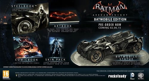 Batman: Arkham Knight'ın koleksiyoncu sürümleri ağzınızı açık bırakacak