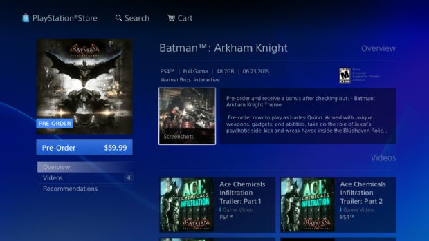Batman: Arkham Knight, GTA V'ten bile daha fazla yer kaplayacak